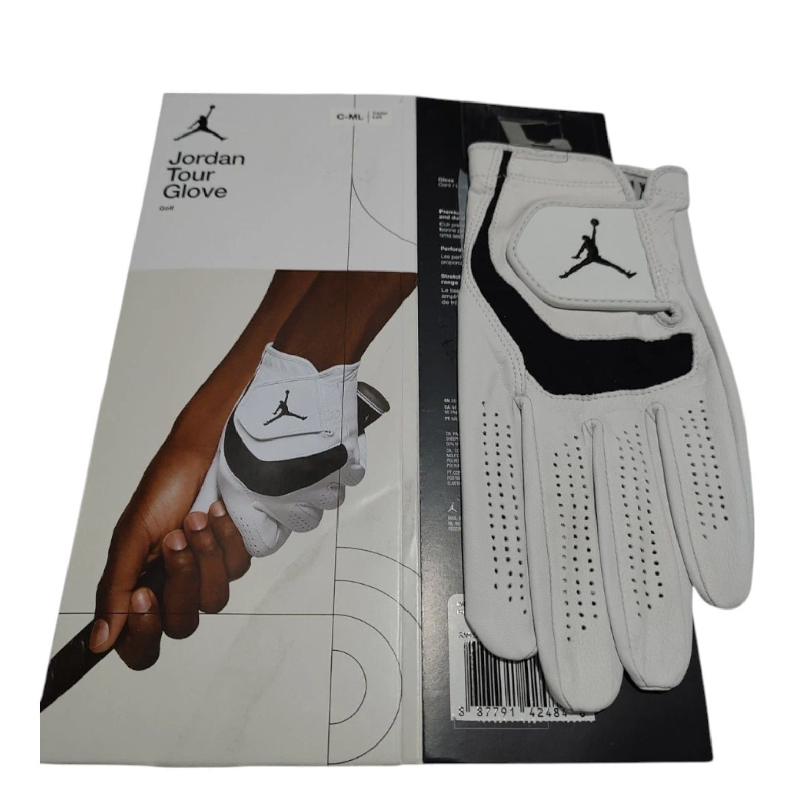 Nike Nike Jordan Tour Golf Glove Right Hand Cadet C-ML Large J100 Size 46 - 3 Thumbnail