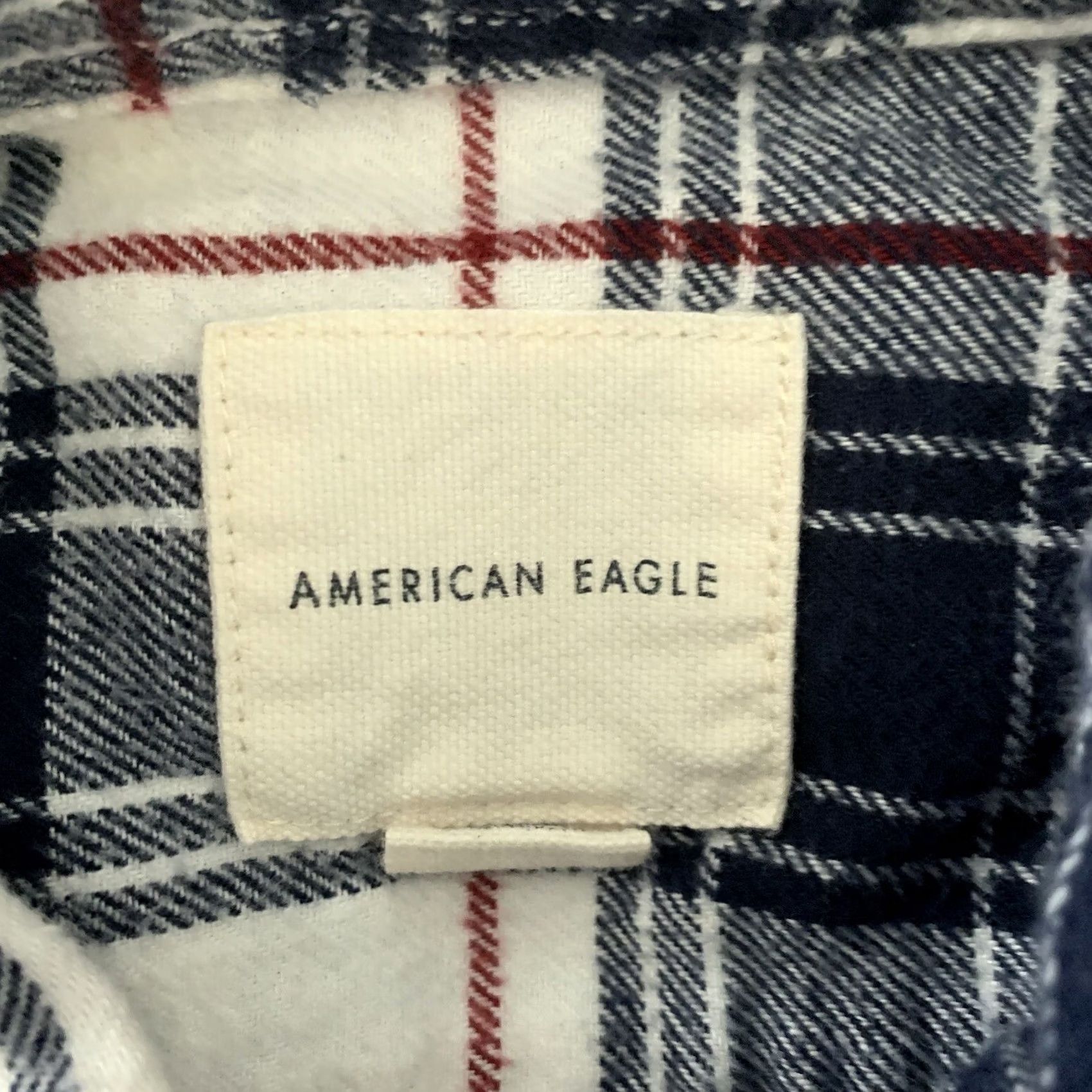 American Eagle Outfitters American Eagle Outfitters Flannel Shirt Mens Large Blue Plaid Classic Fit Size US L / EU 52-54 / 3 - 2 Thumbnail