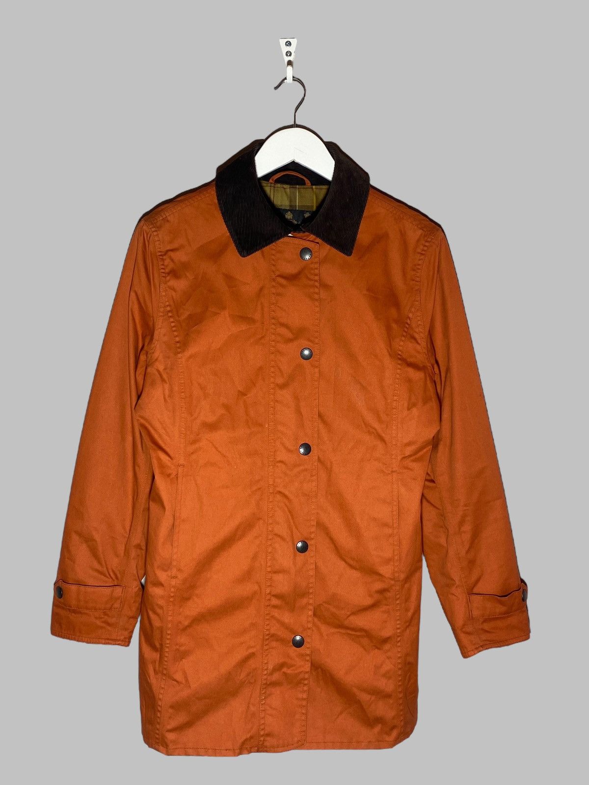Barbour Barbour Newmarket Jacket Women’s Orange Color Size 10 Size M / US 6-8 / IT 42-44 - 2 Thumbnail