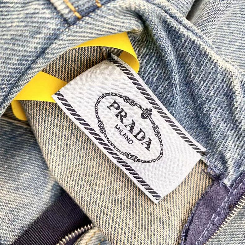 Prada Prada Triangle denim dress Size XS / US 0-2 / IT 36-38 - 4 Thumbnail
