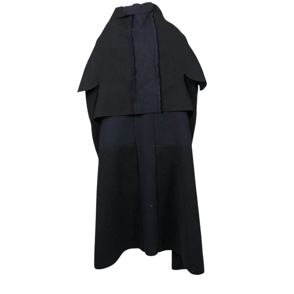 Comme des Garcons 🔥VINTAGE 2003 CAPE JACKET WOOL OVERSIZE ASYMMETRIC DRAPED Size US M / EU 48-50 / 2 - 8 Thumbnail