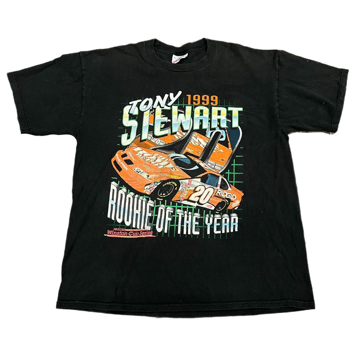 NASCAR Vintage Nascar Tony Stewart Rookie of the Year 1999 T-Shirt Size US XL / EU 56 / 4 - 1 Thumbnail