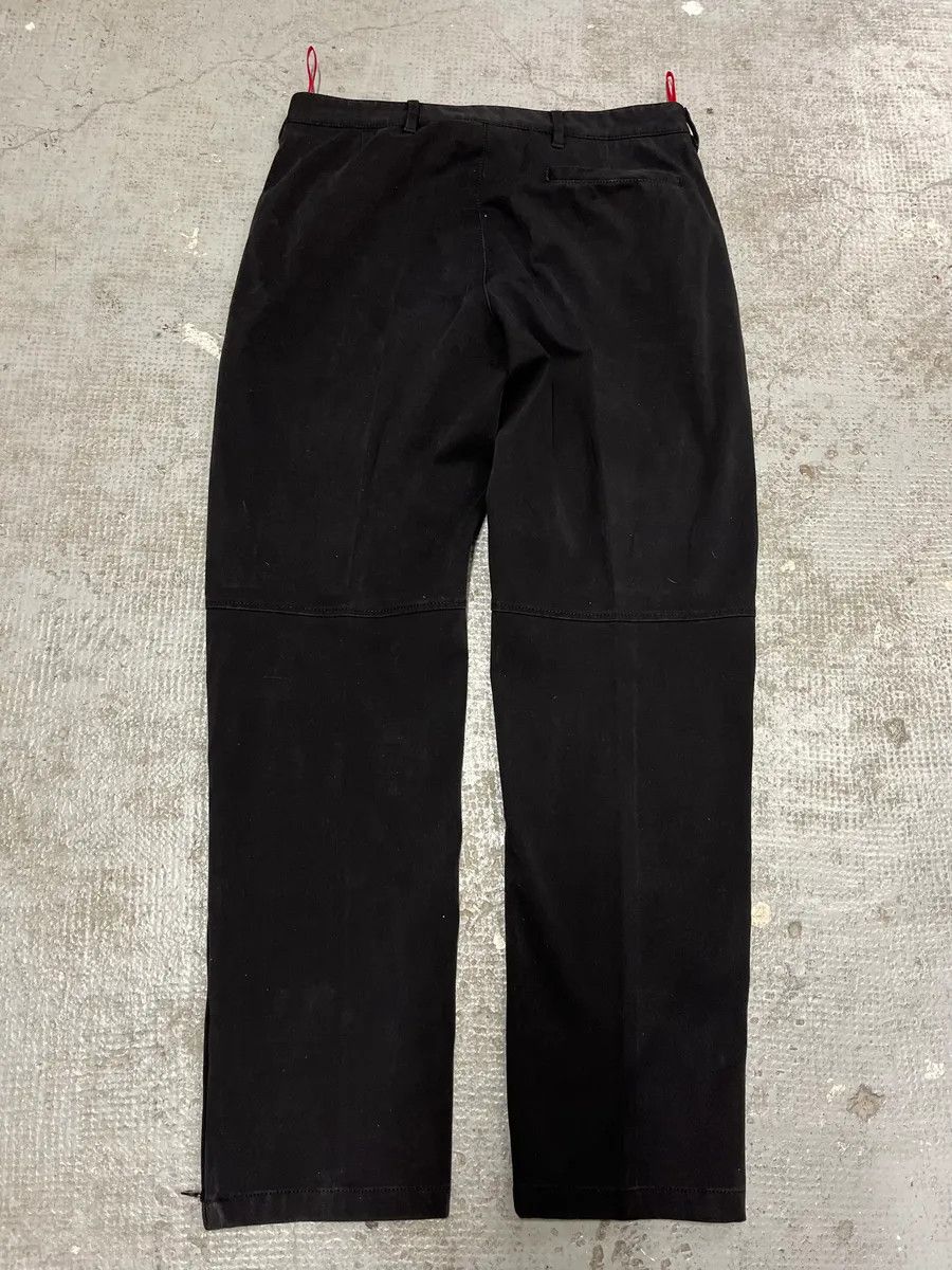 Designer × Prada × Vintage 2000s Prada Black Faded Linea Rossa Pants Size US 32 / EU 48 - 7 Thumbnail