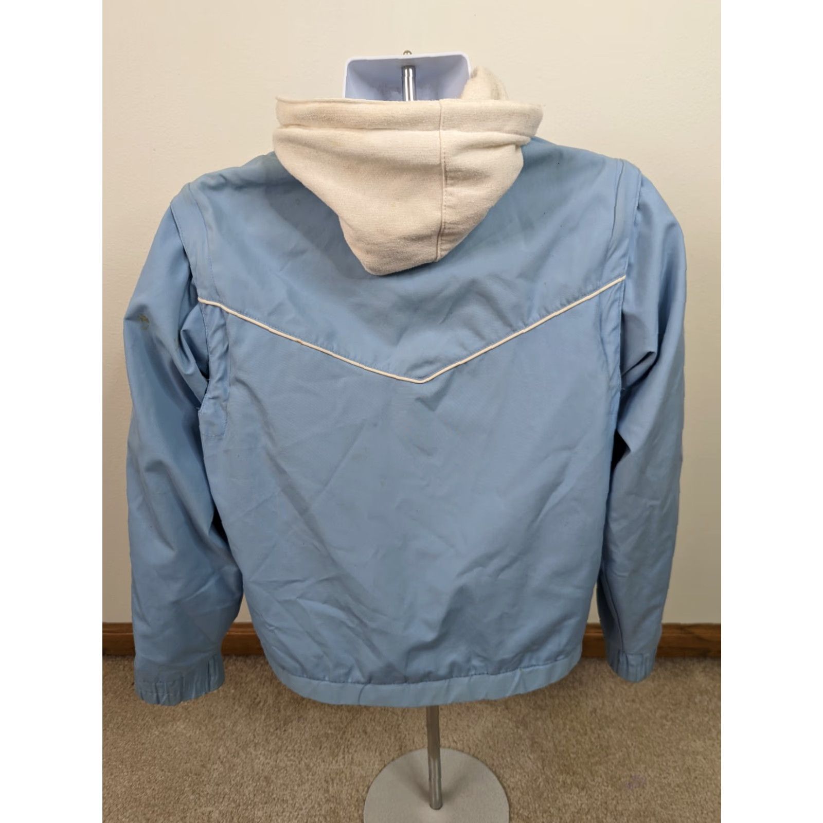 Vintage VINTAGE JC Penney Windbreaker Lined With Hoodie Jacket Coat Womens Size Large Size L / US 10 / IT 46 - 4 Thumbnail