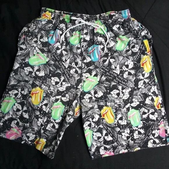 The Rolling Stones Vintage Rolling Stones Steel Wheels 1989 Tour Shorts Size US 34 / EU 50 - 1 Thumbnail
