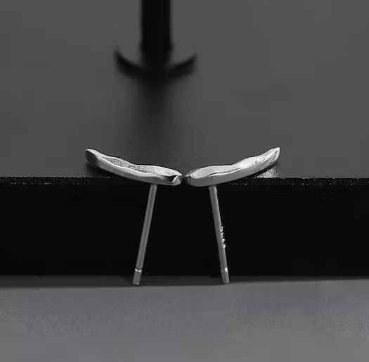 Designer × Vintage 925 silver vintage glossy earrings Size ONE SIZE - 5 Thumbnail