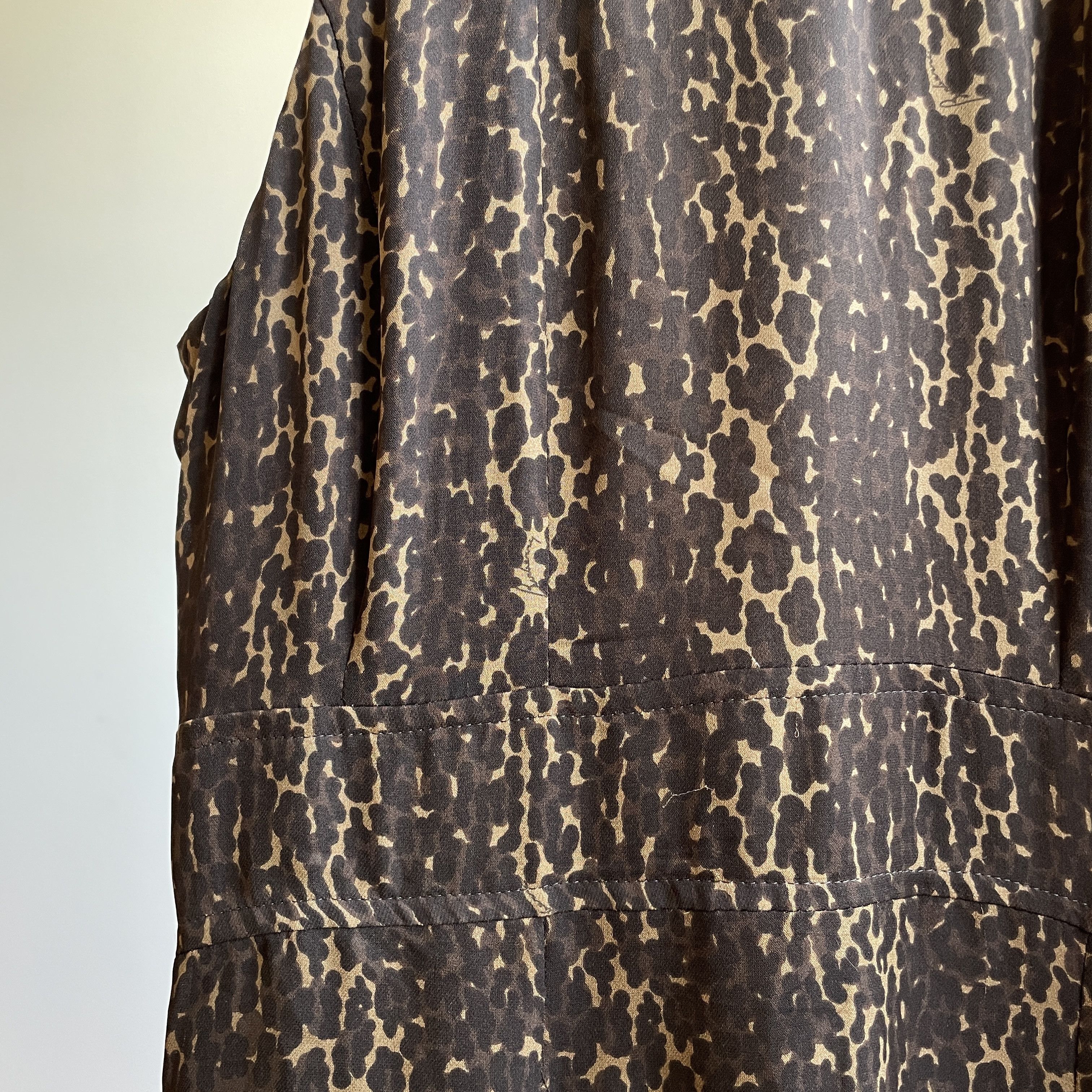 Burberry Burberry Leopard Print Silk Tank Dress Size M / US 6-8 / IT 42-44 - 5 Thumbnail