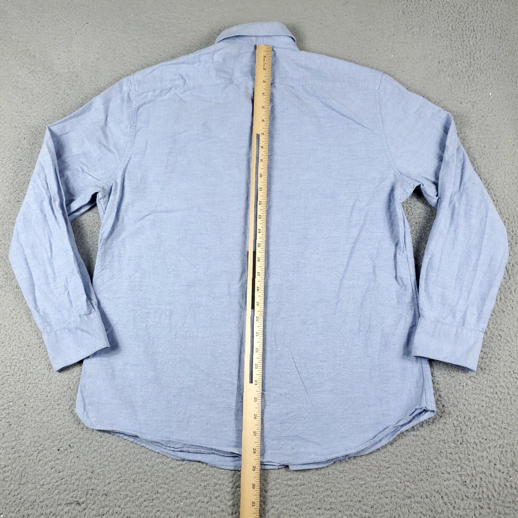 Original Penguin Penguin Shirt Mens 16 Blue Slim Fit Dress Button Up Long Sleeve N/A Size 42R - 5 Thumbnail