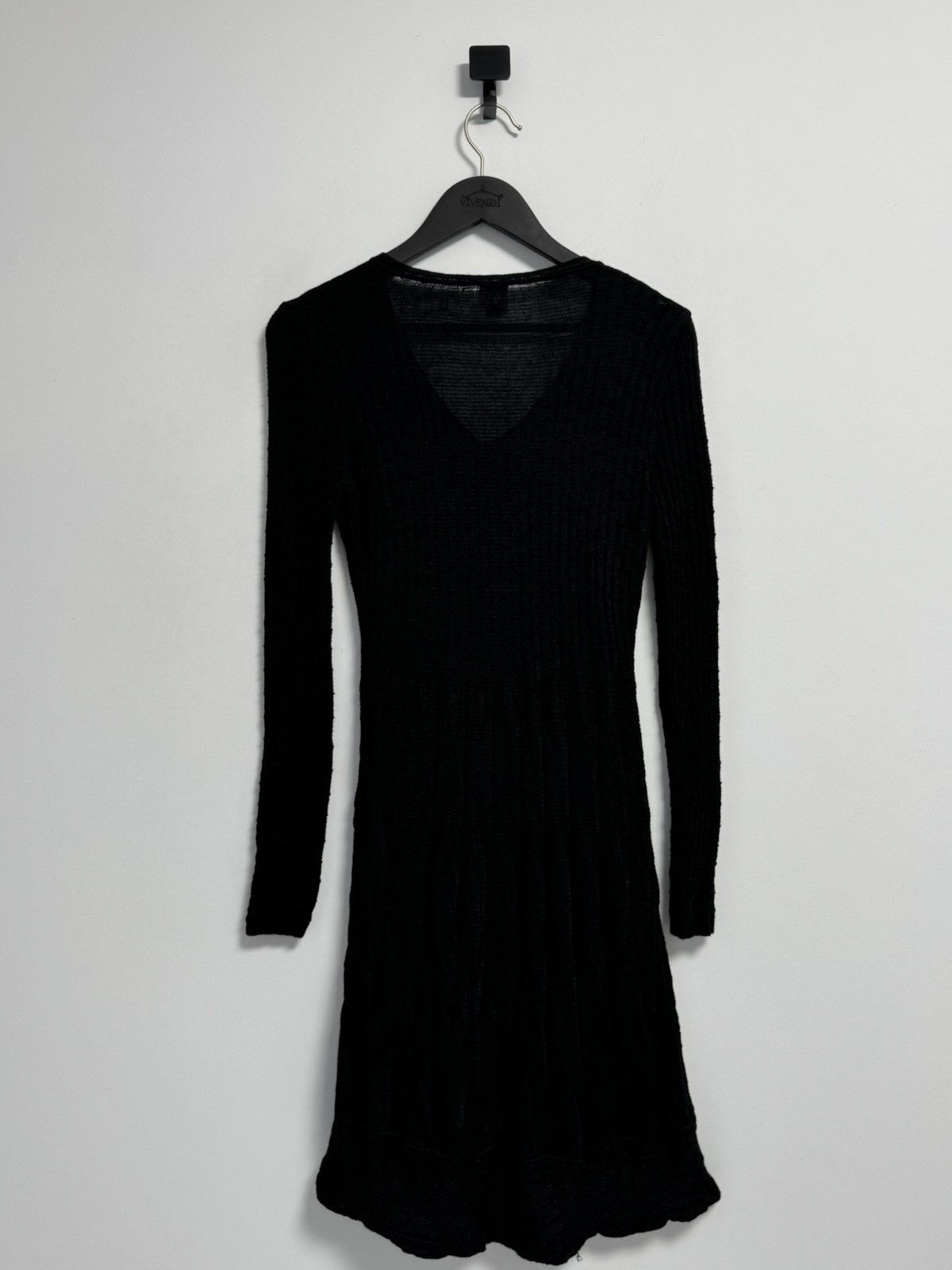 Missoni Missoni Black Knit Long Sleeve Dress Women’s Size L / US 10 / IT 46 - 13 Thumbnail