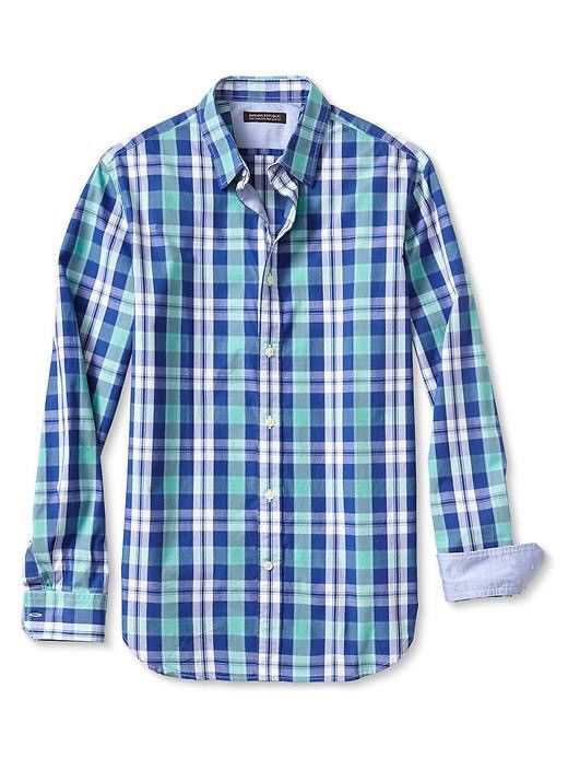 Banana Republic Banana Republic SLIM-FIT SOFT-WASH CHECK SHIRT Size US M / EU 48-50 / 2 - 6 Thumbnail