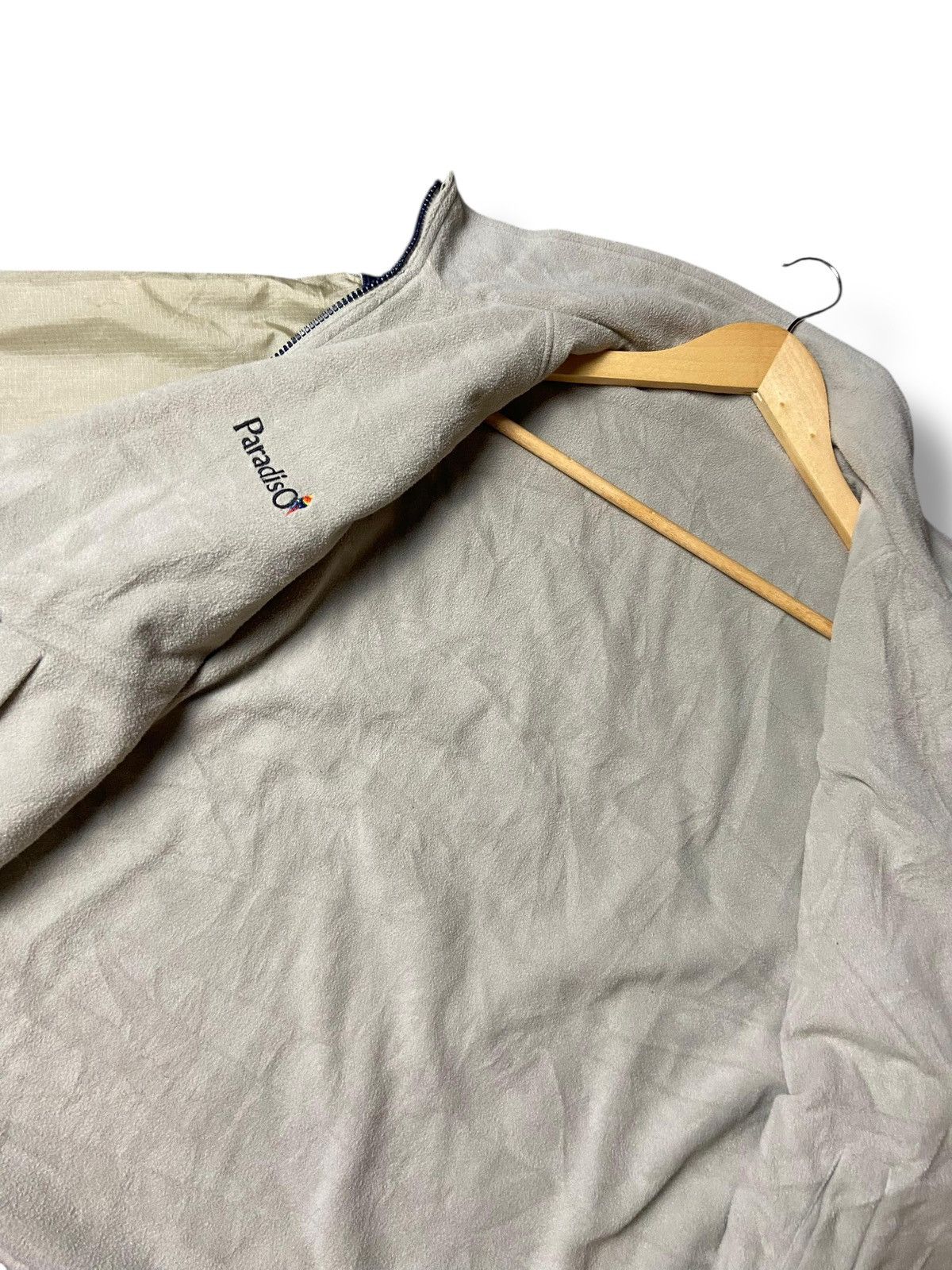 Japanese Brand × Other × Vintage 90’s PARADISO Two-Way Nylon & Fleece Jacket (131) Size US S / EU 44-46 / 1 - 4 Thumbnail