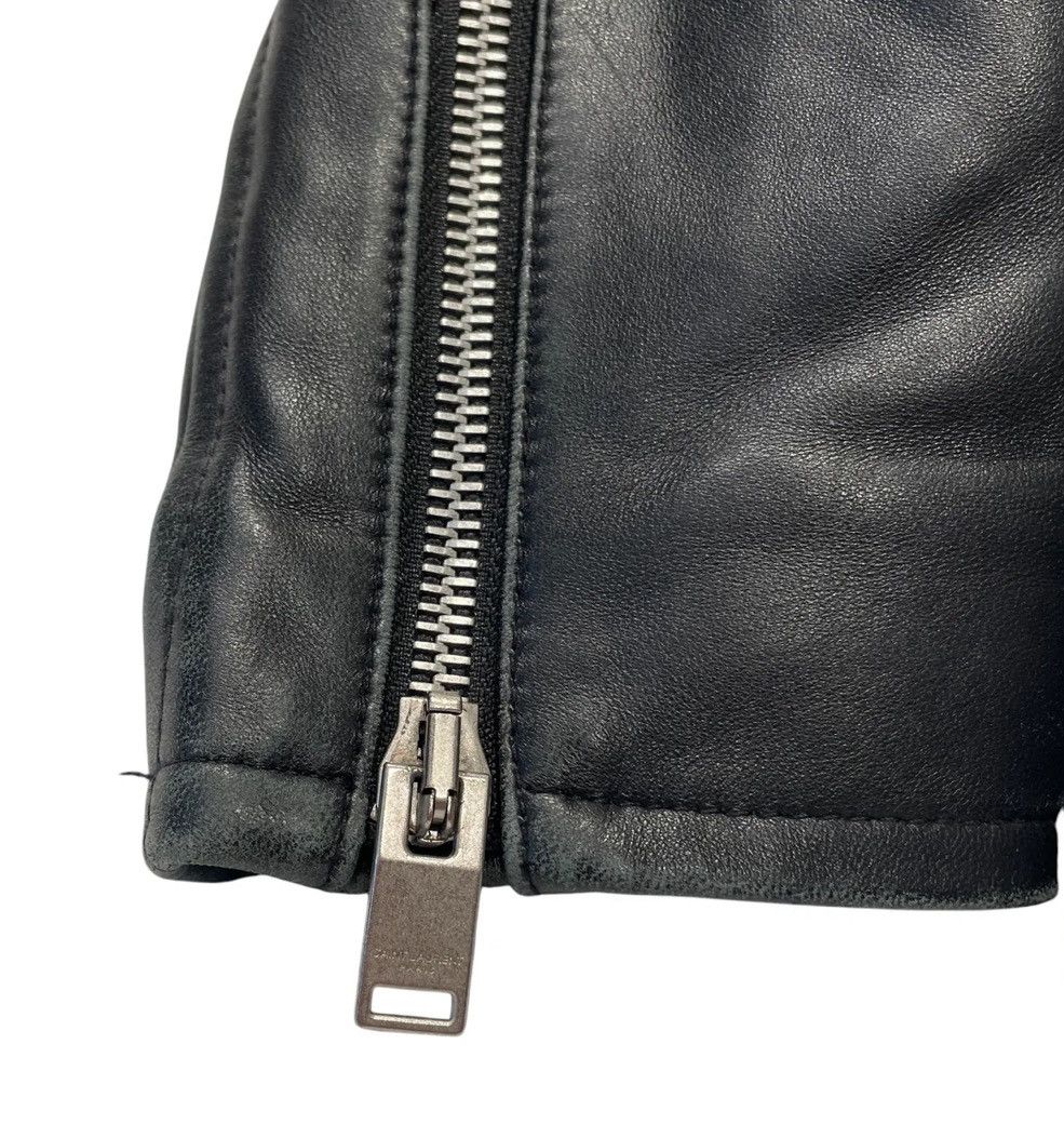 Saint Laurent Paris 🔥SUPER RARE SIZE 58 🔥Biker Jacket Size US XXL / EU 58 / 5 - 4 Thumbnail