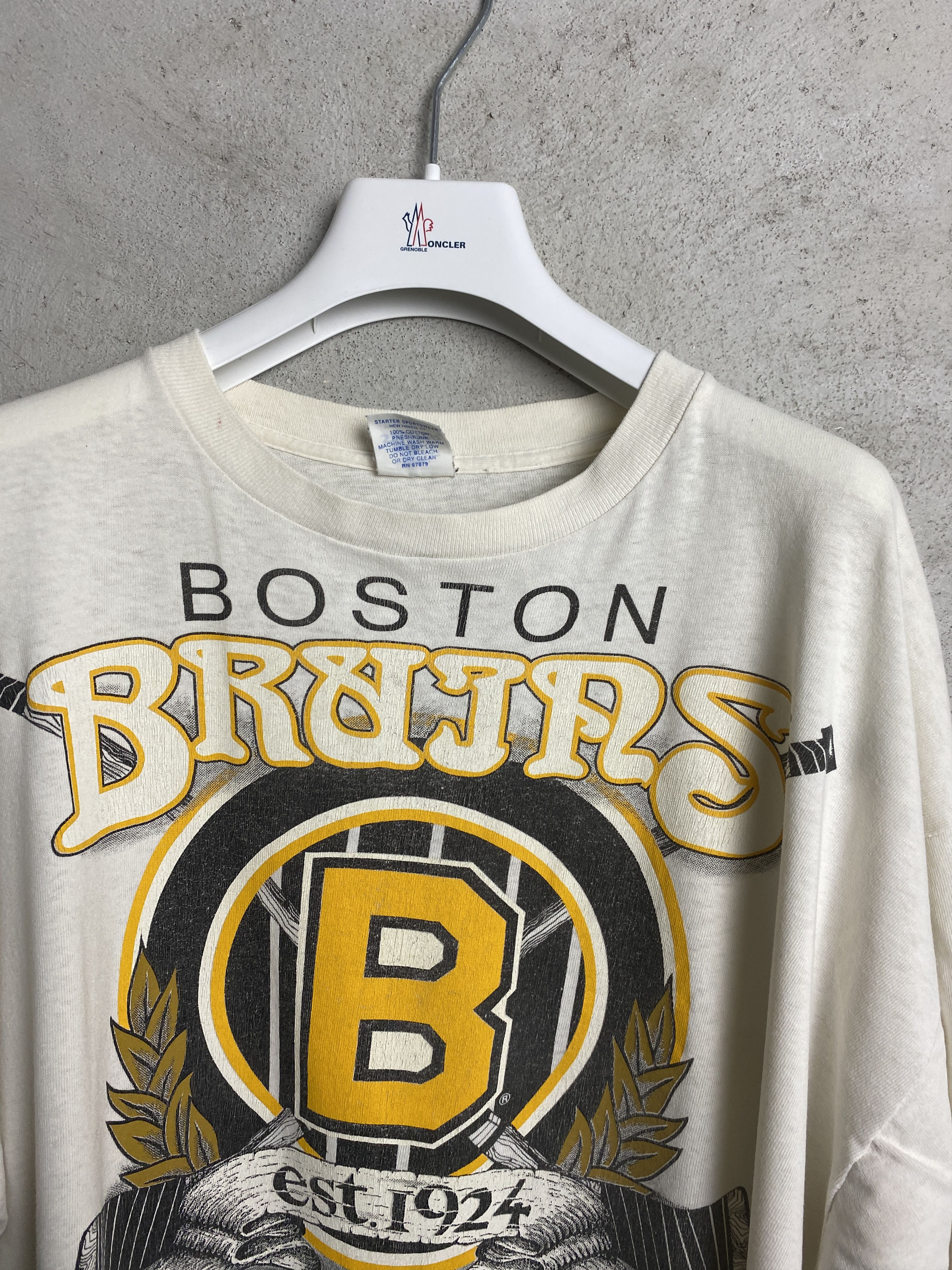 Starter Vintage Starter 1992 t-shirt tee printed Bruins NHL Size US XL / EU 56 / 4 - 2 Thumbnail