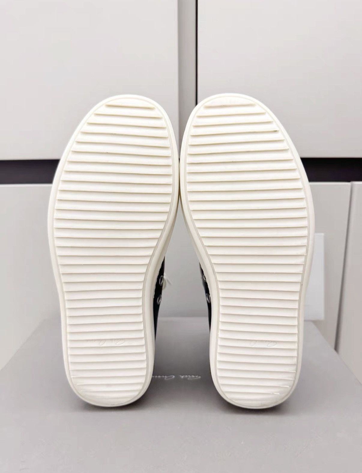 Rick Owens Rick Owens Mainline Leather Low-Top Size US 7 / IT 37 - 8 Thumbnail