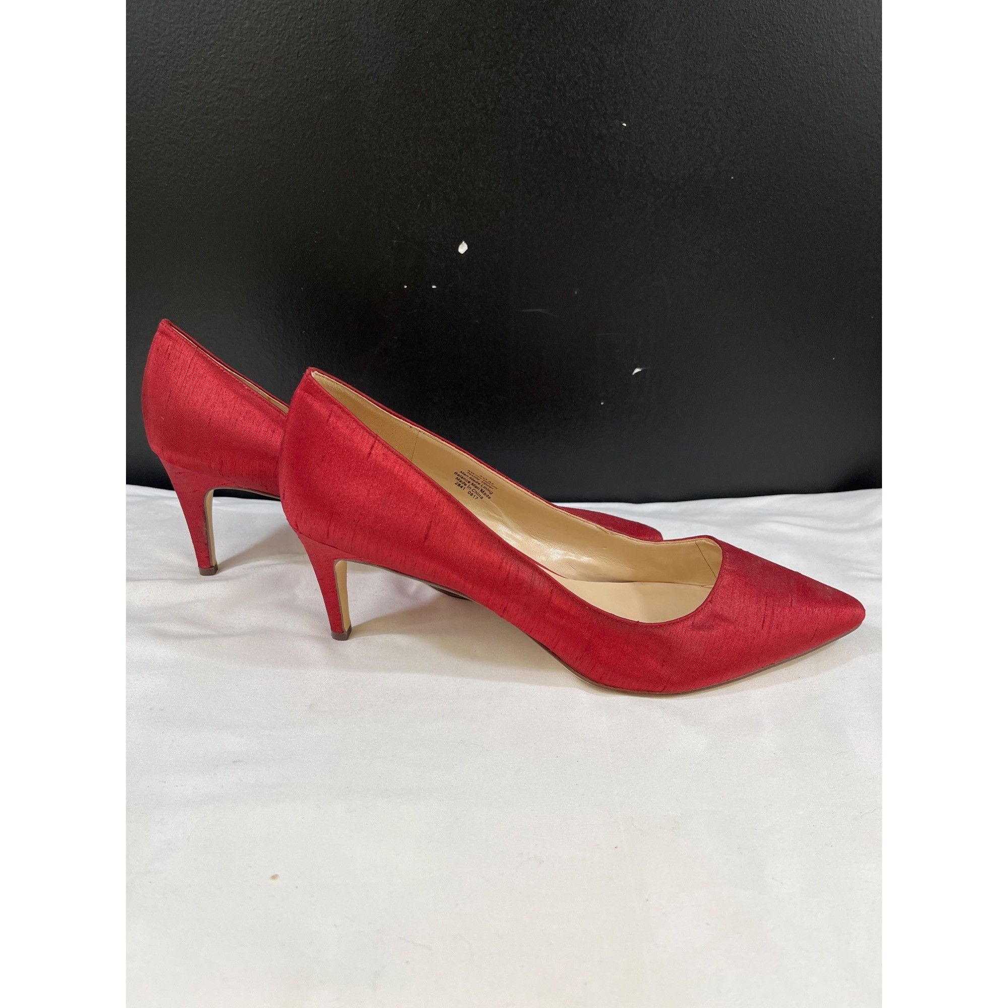 Nine West Nine West Elsmore Women's Red Shoes/Heels Size 10M SKU 5768 Size US 10 / IT 40 - 2 Thumbnail