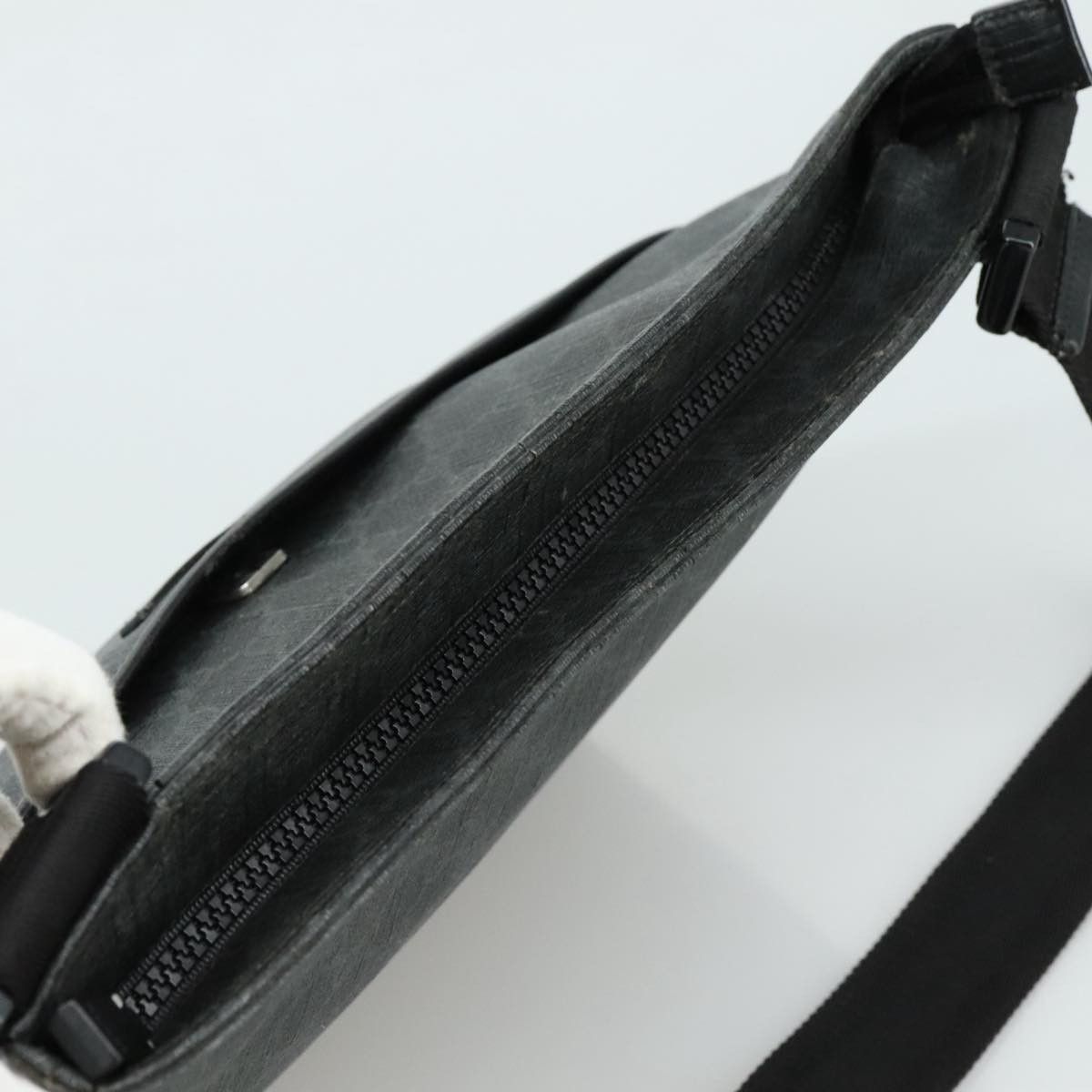 Gucci GUCCI GG Supreme Shoulder Bag Pvc Leather Black Size ONE SIZE - 6 Thumbnail
