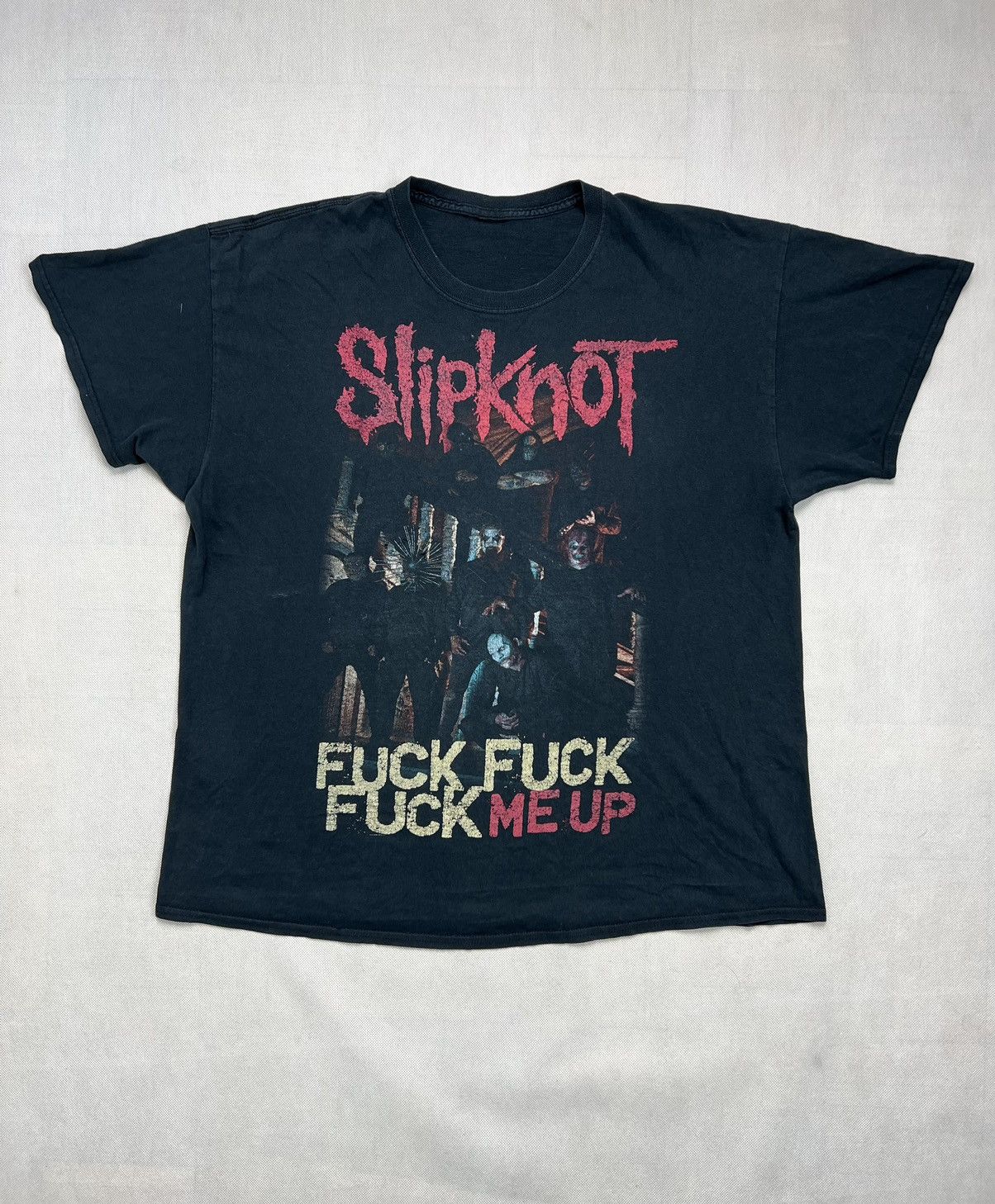 Rap Tees × Slipknot × Vintage Tshirt Slipknot Fuck Me Up vintage baggy black Size US XL / EU 56 / 4 - 3 Thumbnail