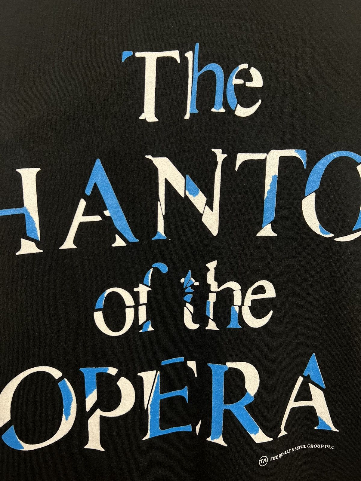Vintage 1990s The Phantom of The Opera Graphic Logo Tee
