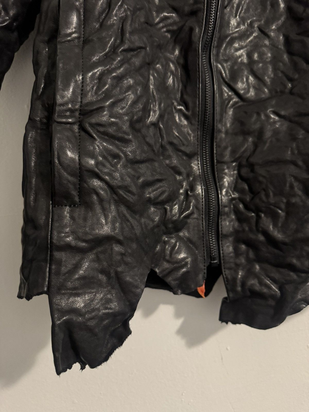 Rick Owens Yvette Lamónt 1/1 Molten Lava leather jacket Size US M / EU 48-50 / 2 - 4 Thumbnail