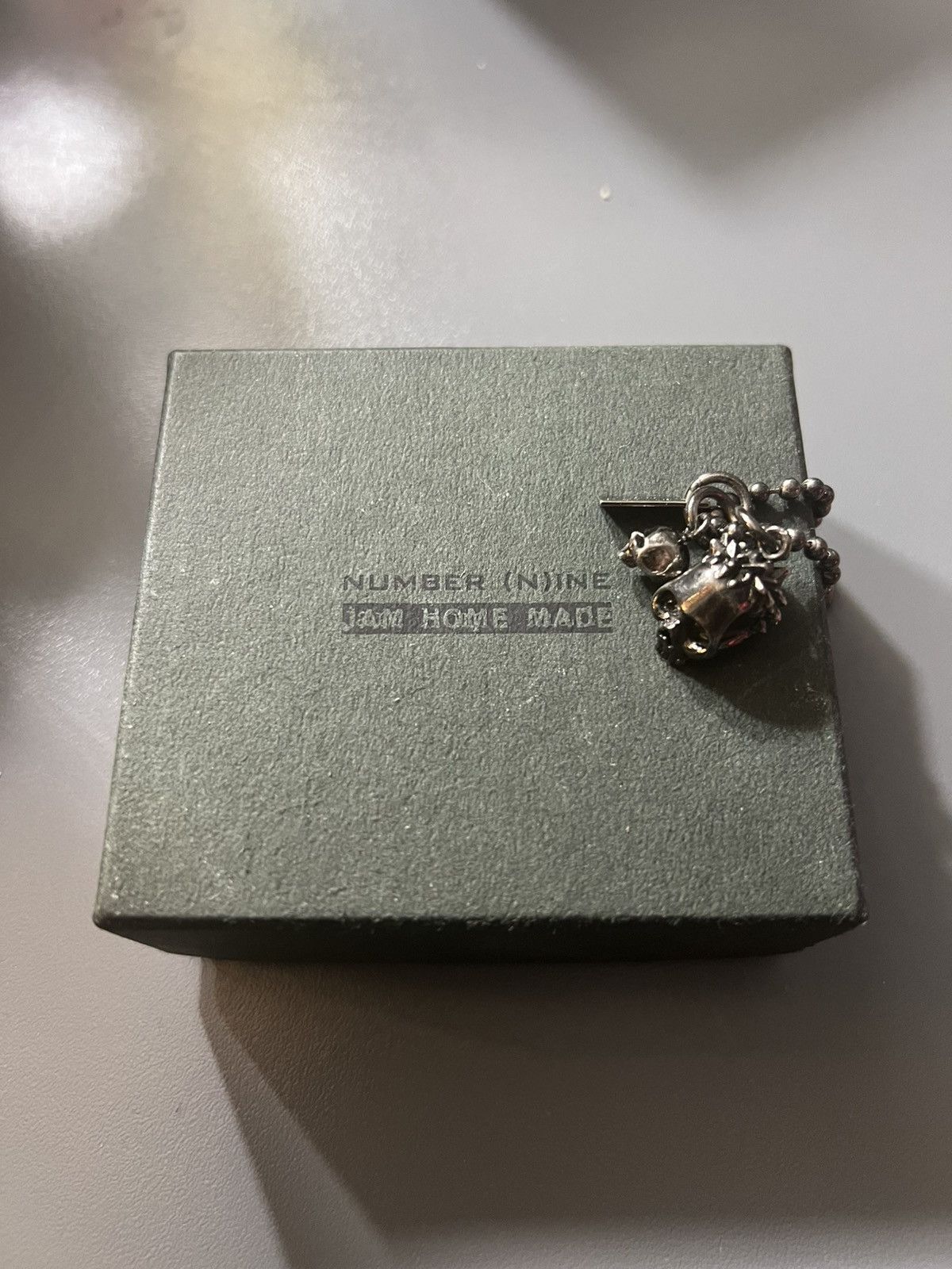 Number (N)ine Number Nine SS04 925 Silver Double Skull Chain | Grailed