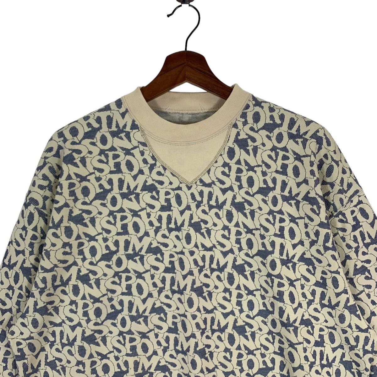 Designer × Missoni Vintage Missoni Sports Full Print Jumpers Pullover Crewneck Size US M / EU 48-50 / 2 - 5 Thumbnail