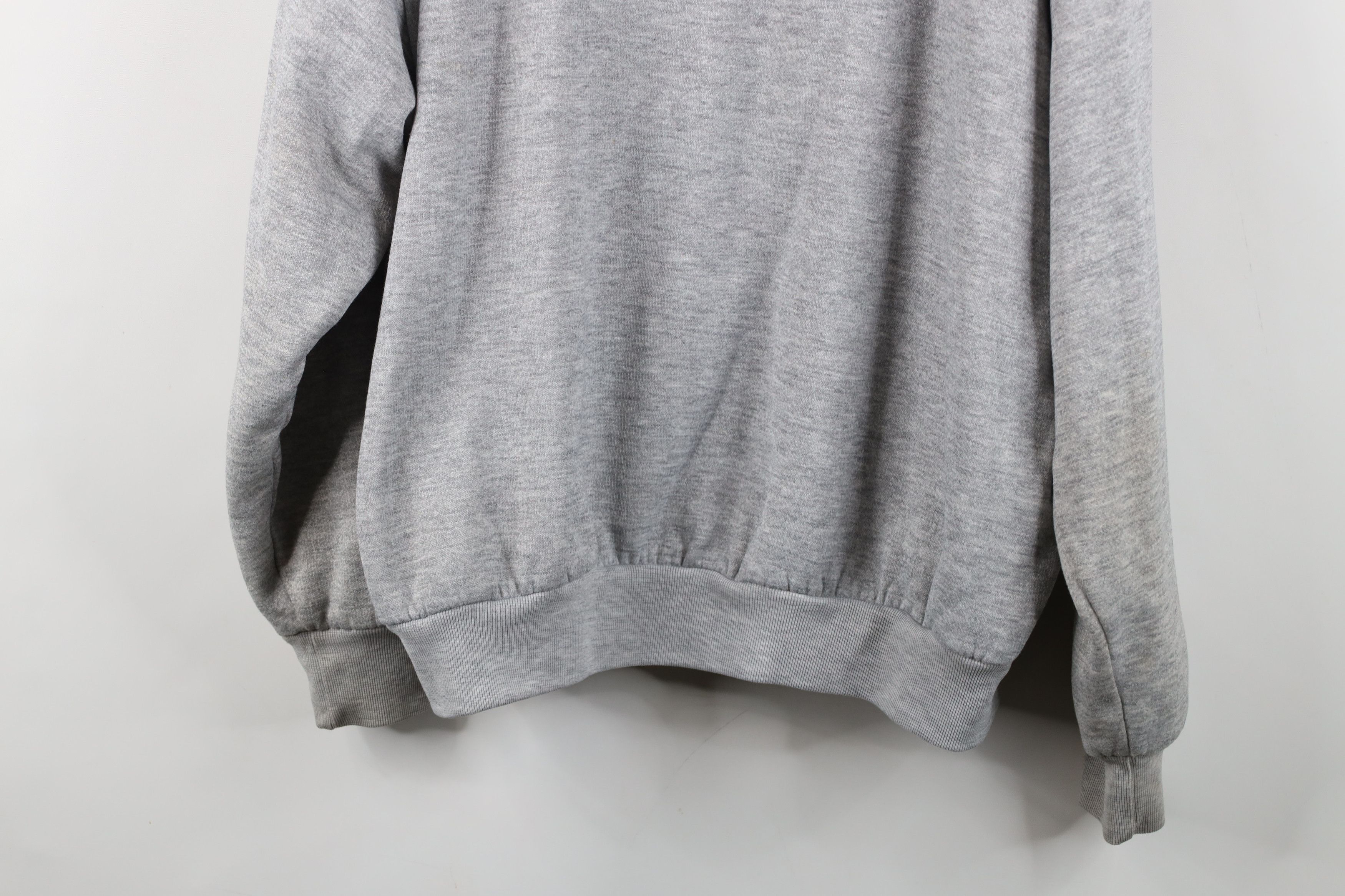Vintage Vintage 90s Streetwear Knit Lined Full Zip Hoodie Gray Size US XL / EU 56 / 4 - 15 Thumbnail