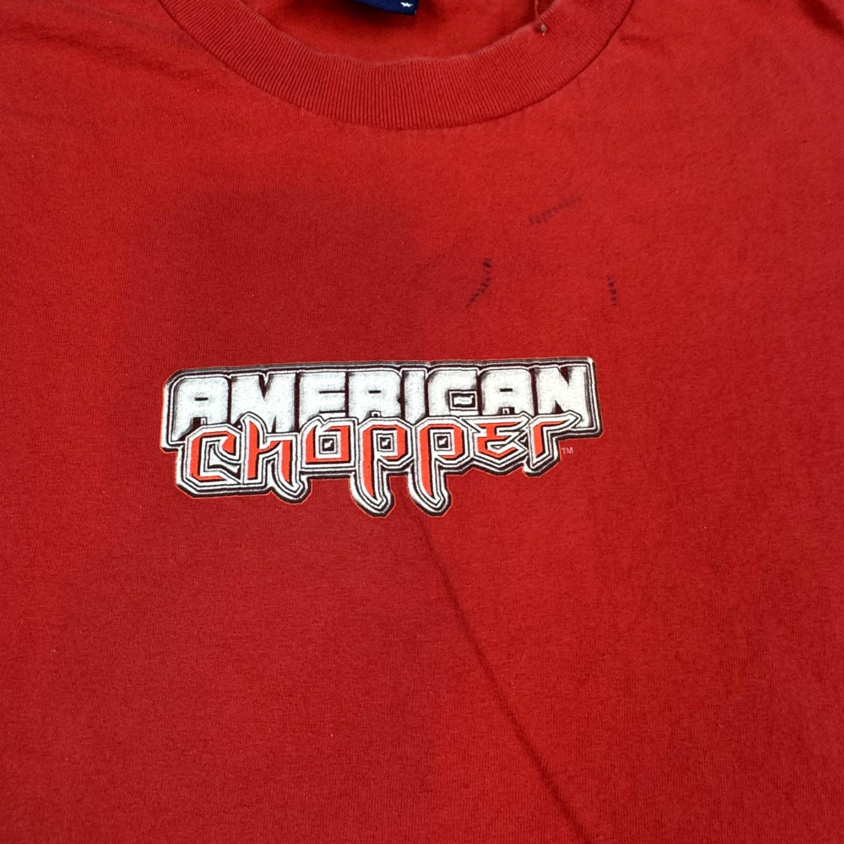 Vintage VINTAGE American Chopper Shirt Mens XL Red Black Widow Muscle Cut Off Tee Sleeveless Size US M / EU 48-50 / 2 - 2 Thumbnail