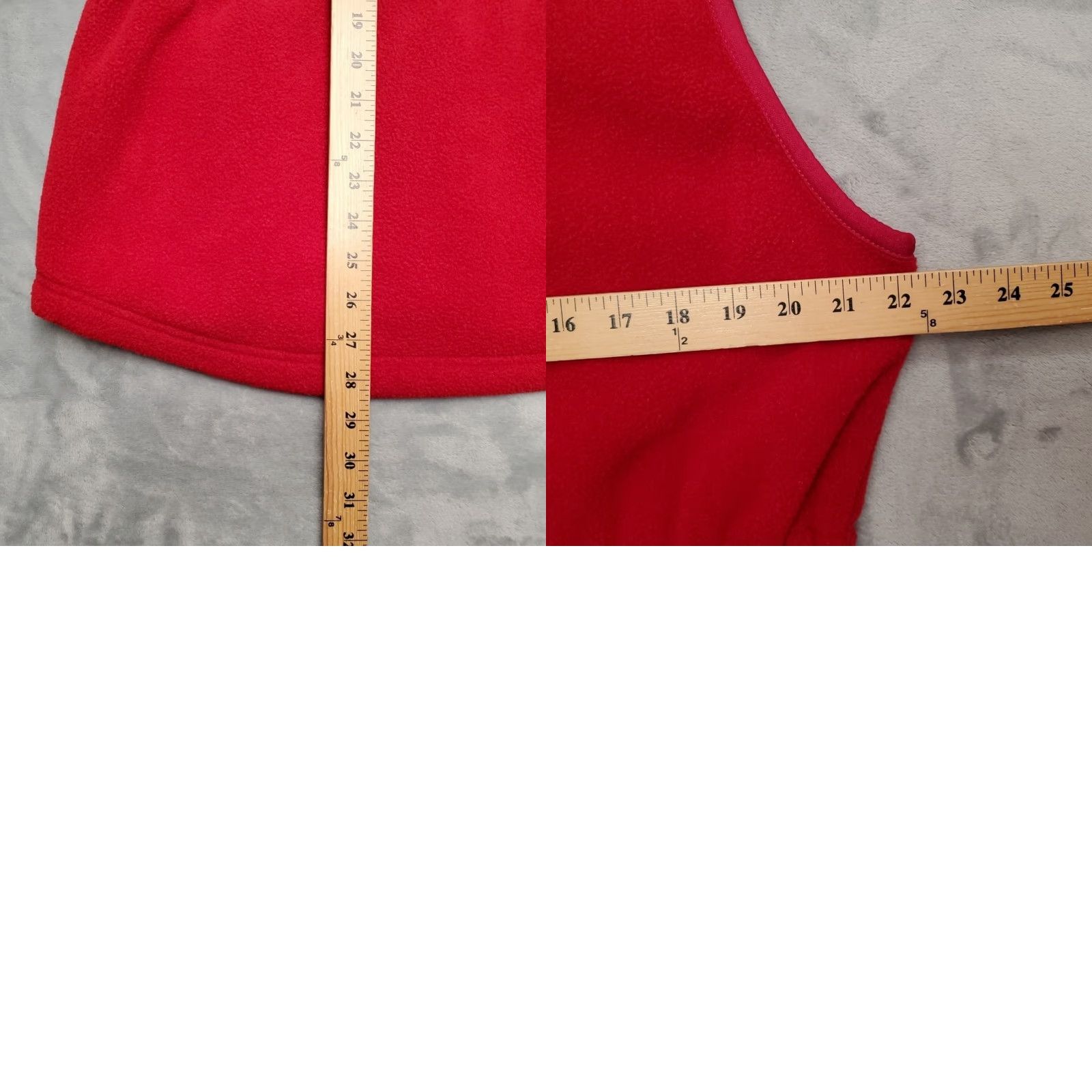 Vintage LL Bean Fleece Vest Womens Medium Red Full Zip Sleeveless Outdoors Made USA Size M / US 6-8 / IT 42-44 - 8 Thumbnail