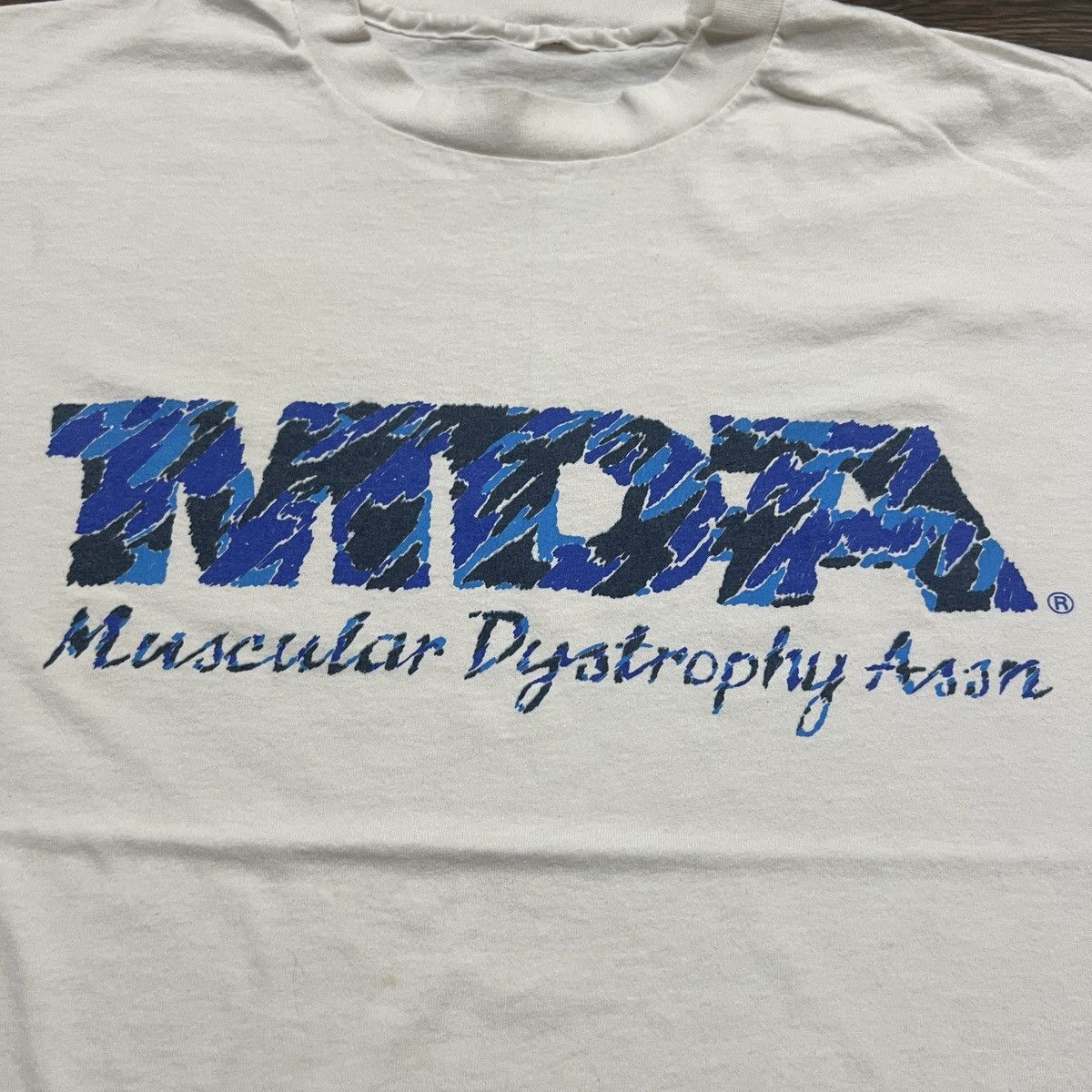 Vintage Vintage 90s MDA Muscular Dystrophy Association shirt Size US L / EU 52-54 / 3 - 2 Thumbnail