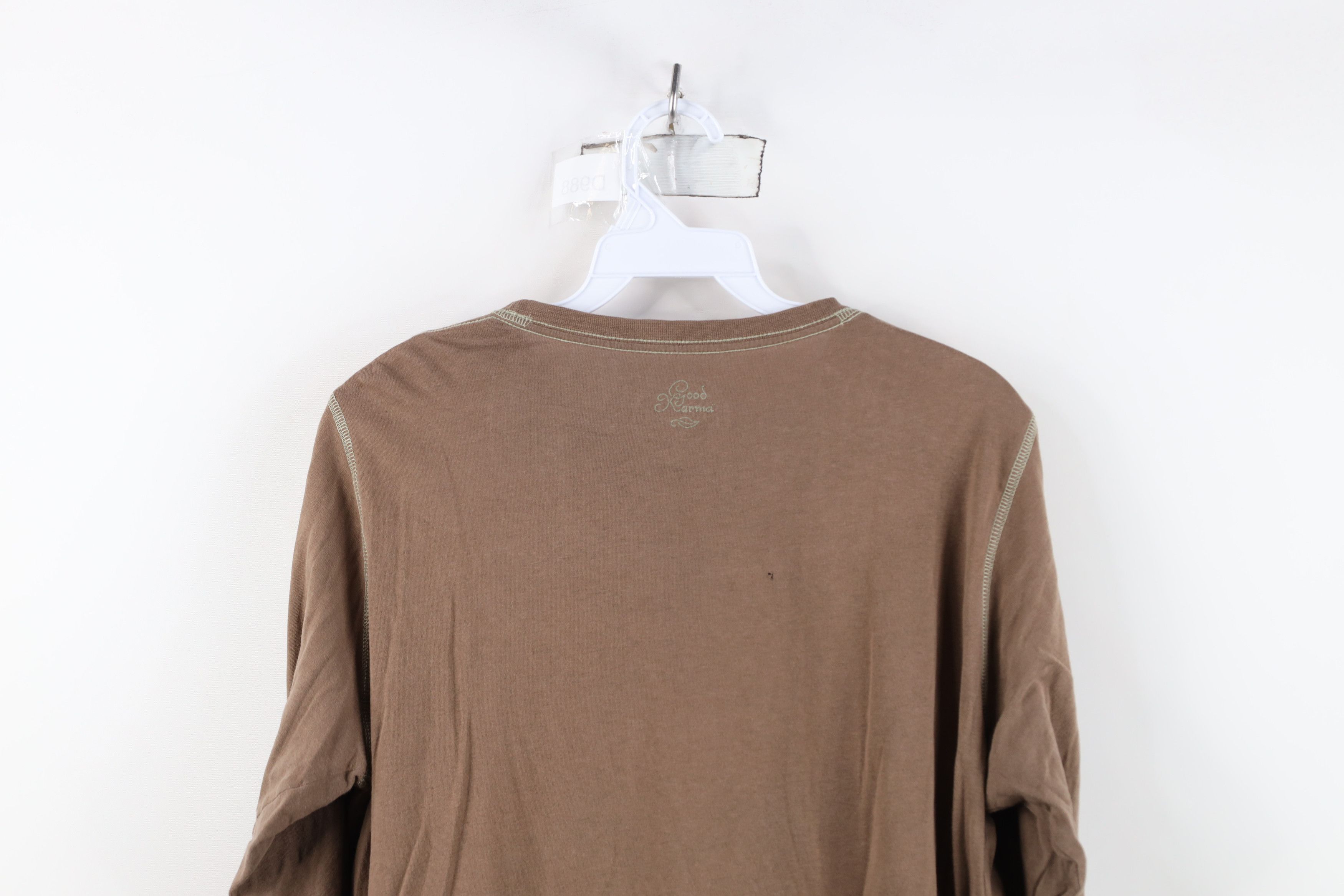Life is Good Life Is Good Karma Cotton Nature Leaf Long Sleeve T-Shirt Size M / US 6-8 / IT 42-44 - 14 Thumbnail