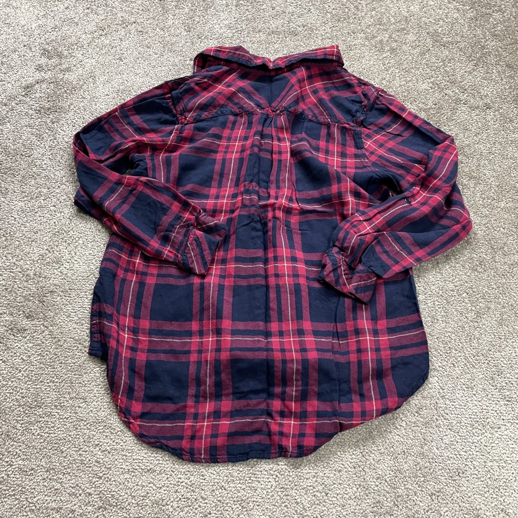 Vintage VINTAGE? No. Westport Shirt Women L Red Plaid Flannel Button-Up Casual Long Sleeve Size L / US 10 / IT 46 - 2 Thumbnail