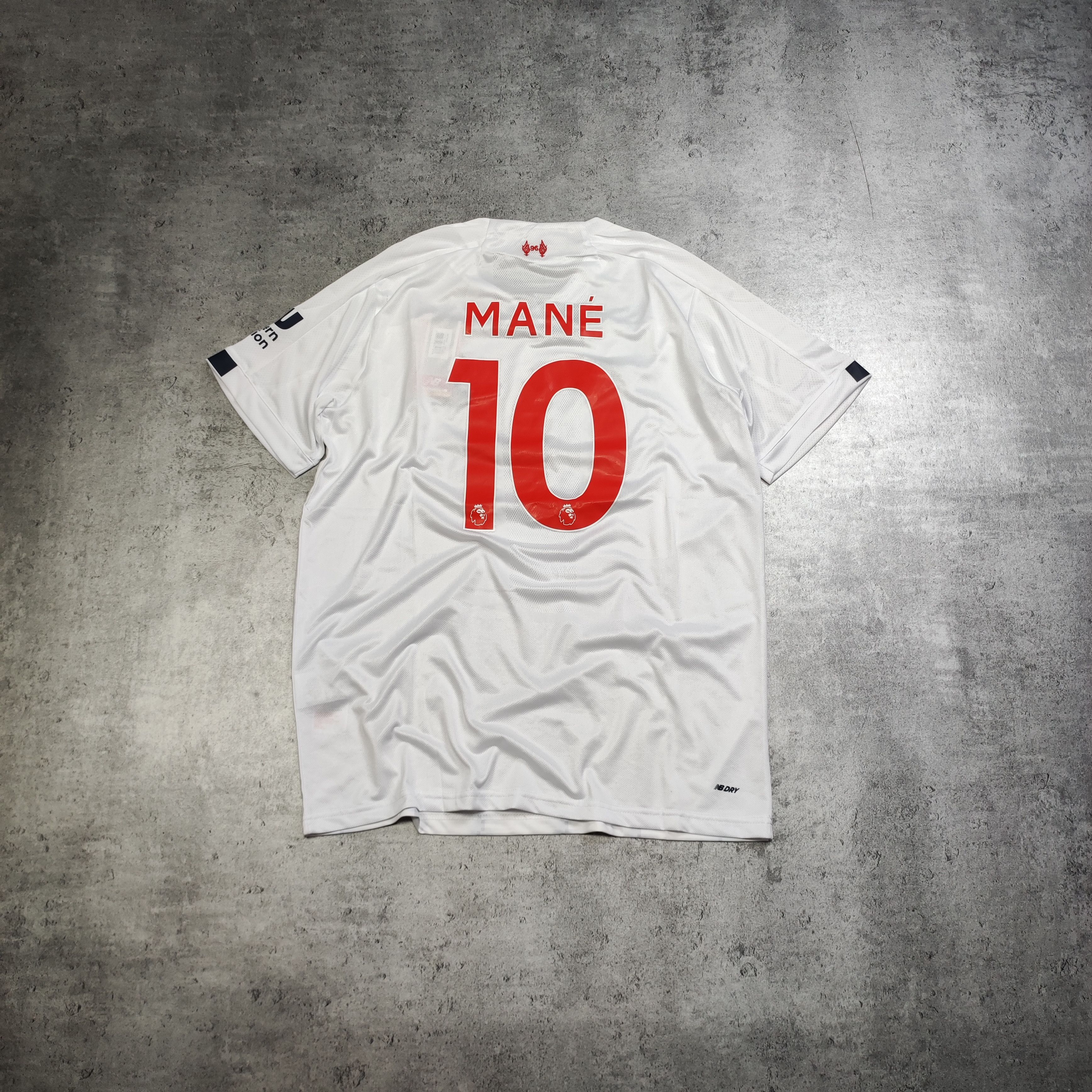 Vintage RARE 2019/20 Liverpool FC #10 Mane Away NewBalance Jersey Size US XL / EU 56 / 4 - 1 Thumbnail