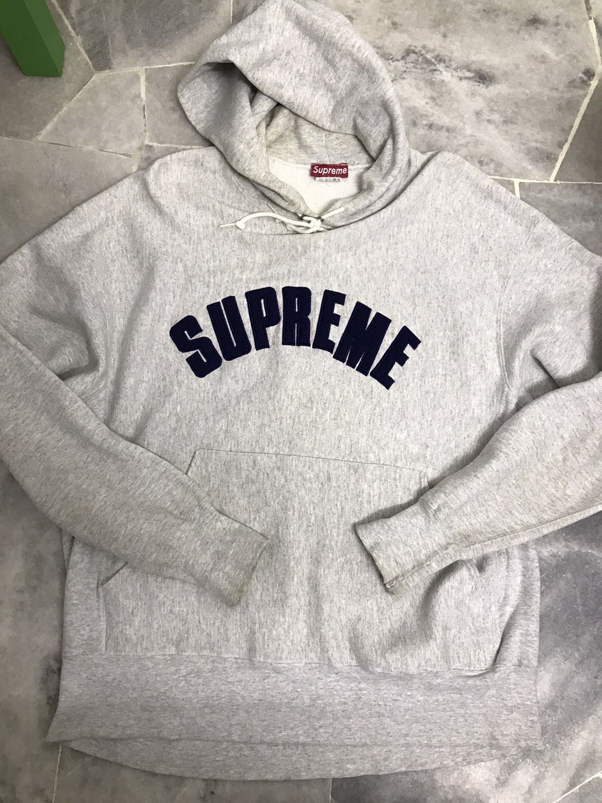 Supreme Supreme Hoodie Grey Sweatshirt Size US XL / EU 56 / 4 - 8 Thumbnail