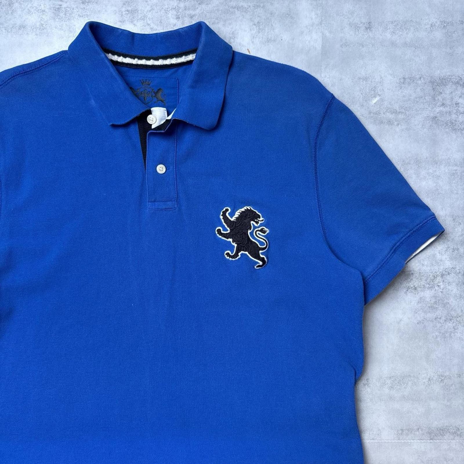 Express Y2K Express 00s Blue Polo Shirt Size US L / EU 52-54 / 3 - 4 Thumbnail