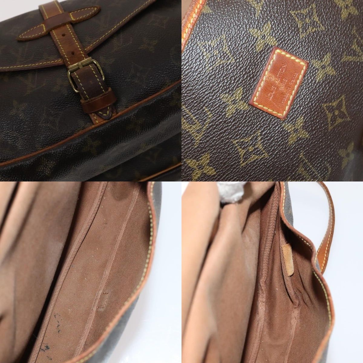 Louis Vuitton LOUIS VUITTON Monogram Saumur 30 Shoulder Bag M42256 Size ONE SIZE - 12 Thumbnail
