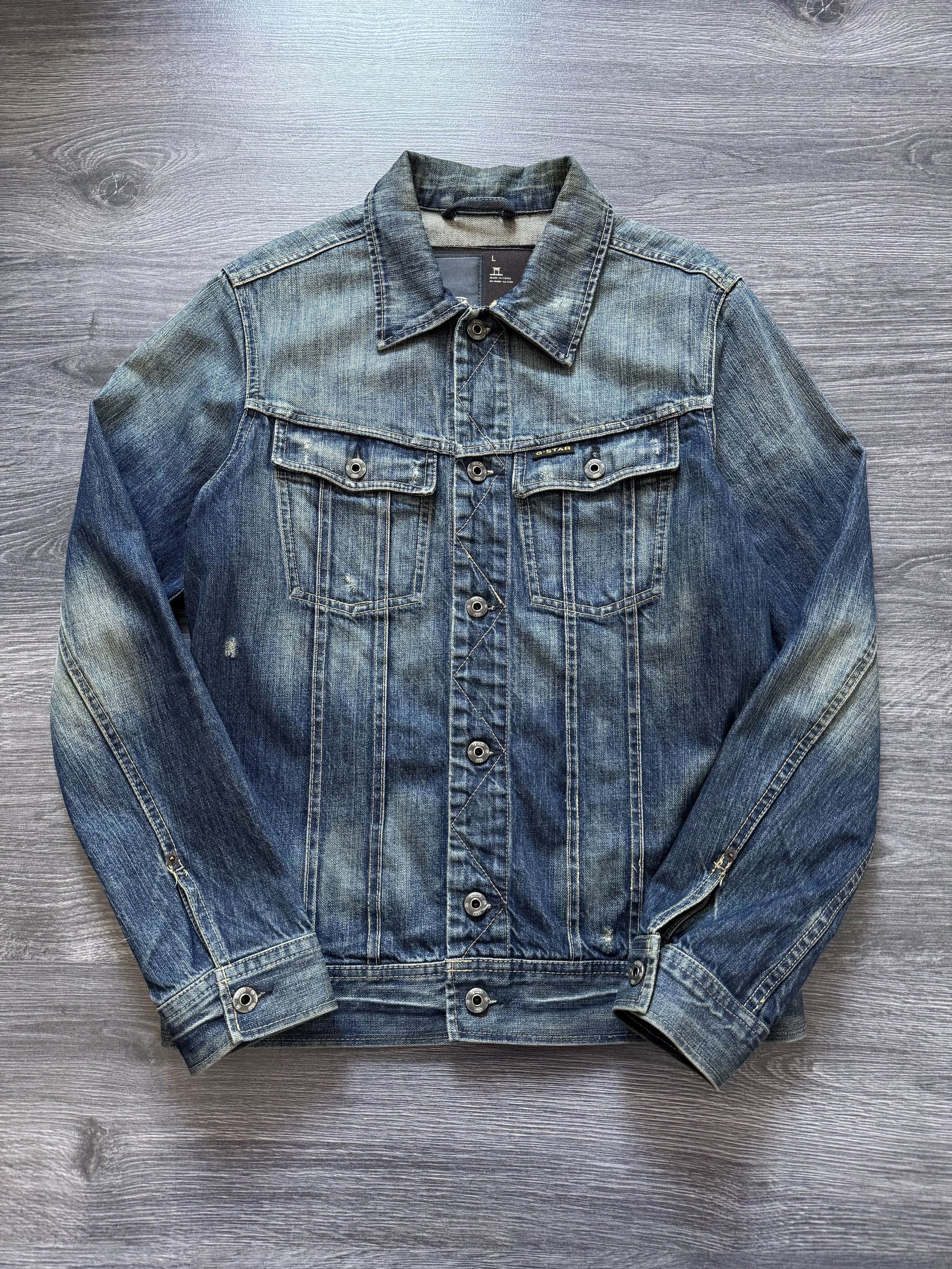 G-Star G-Star Raw slim tailor denim jacket dark indigo blue Size US M / EU 48-50 / 2 - 5 Thumbnail
