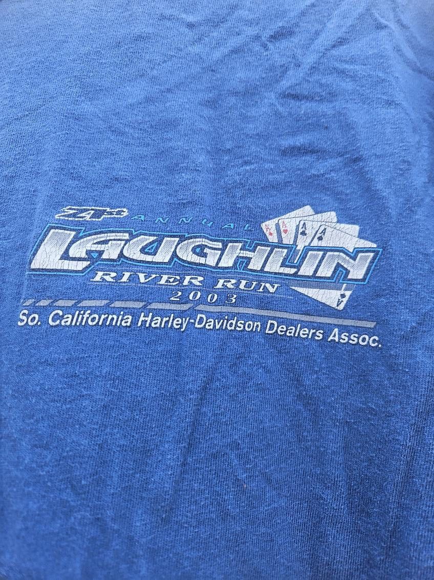 Harley Davidson Harley-Davidson 21st Laughflin River Run 2003 Tee Size US L / EU 52-54 / 3 - 3 Thumbnail