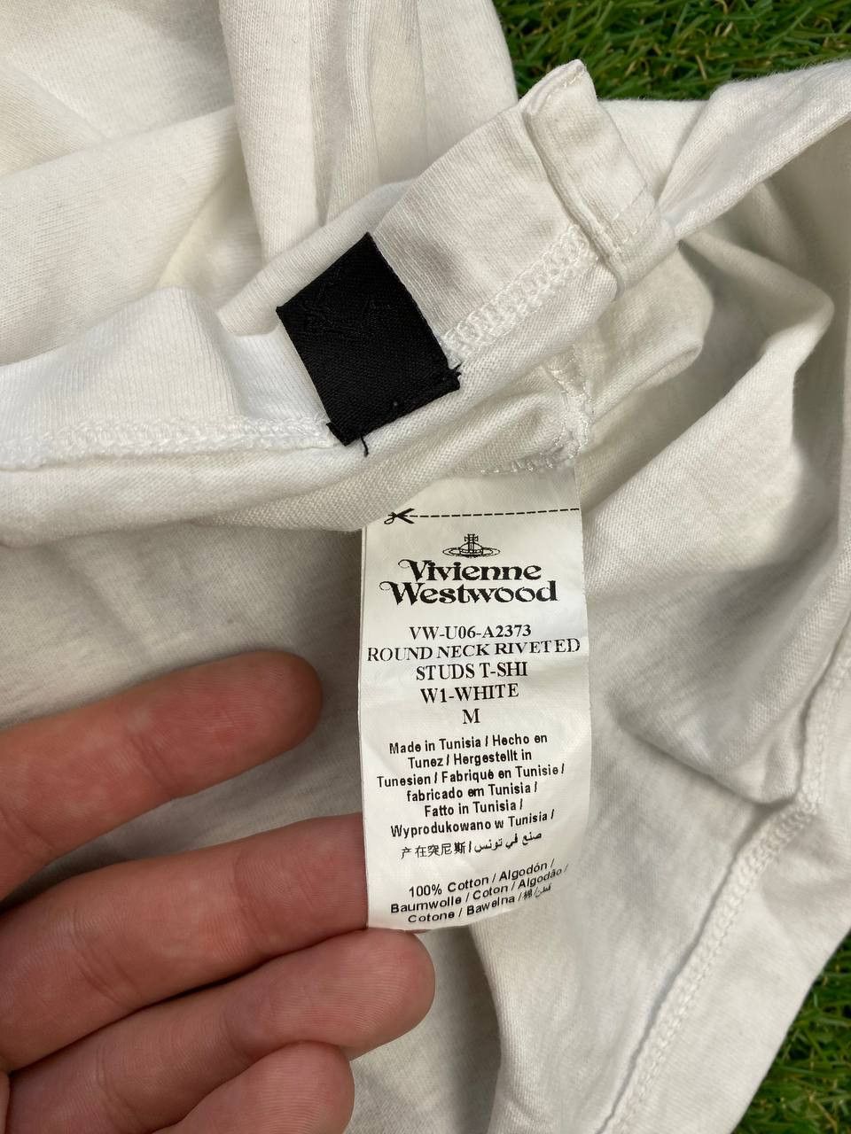 Designer × Vivienne Westwood Vivienne Westwood Anglomania Round Neck Riveted Studs Tee Size M / US 6-8 / IT 42-44 - 9 Thumbnail