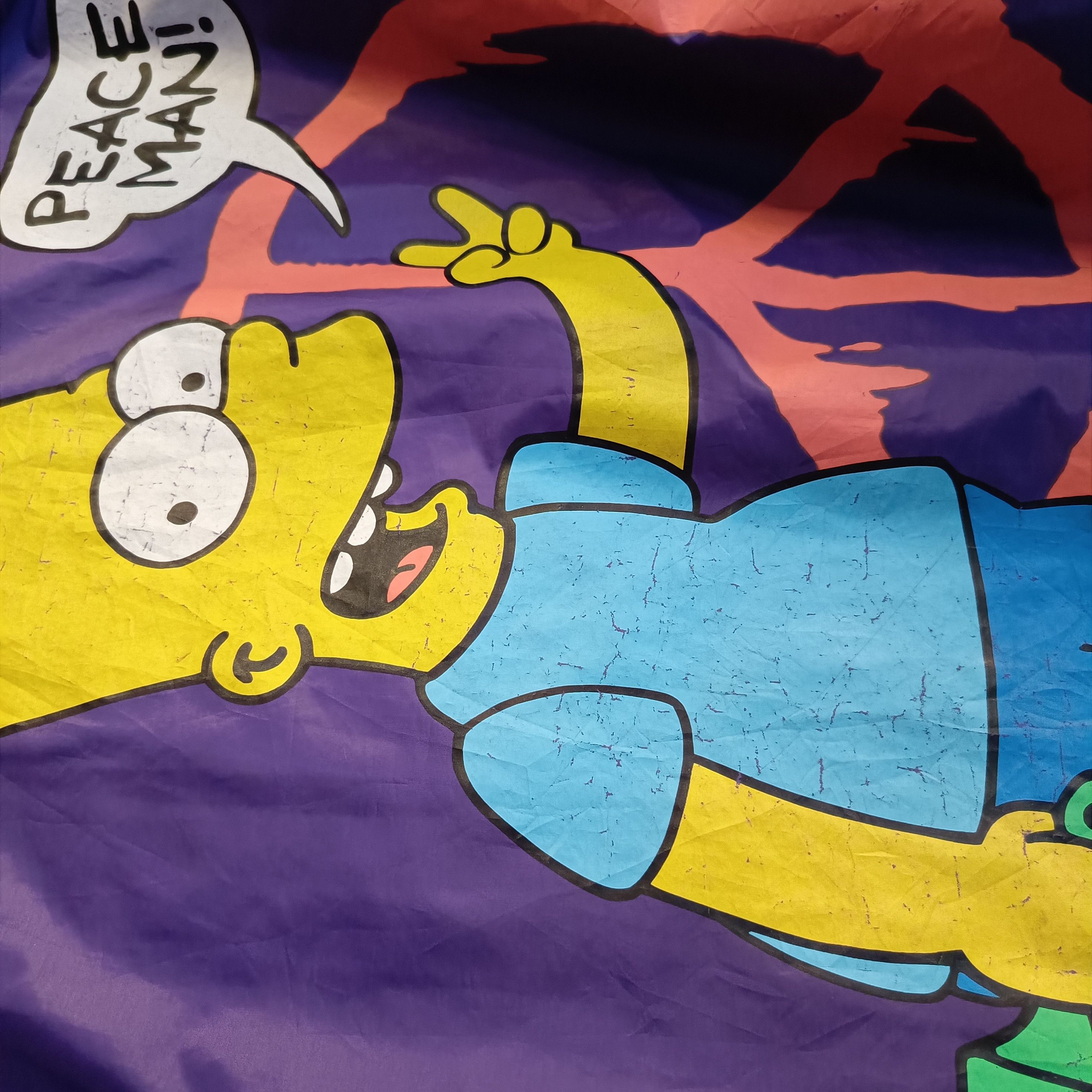 Japanese Brand 🔥🔥 Vintage 1995 Rare The Simpson Long Raincoat Size US L / EU 52-54 / 3 - 13 Thumbnail