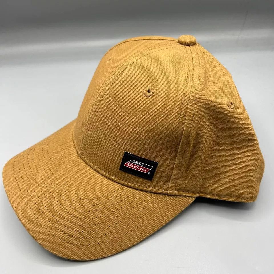 Dickies Genuine Dickies Hat Men Brown Plain Snap Back Cap Cotton Size ONE SIZE - 2 Thumbnail