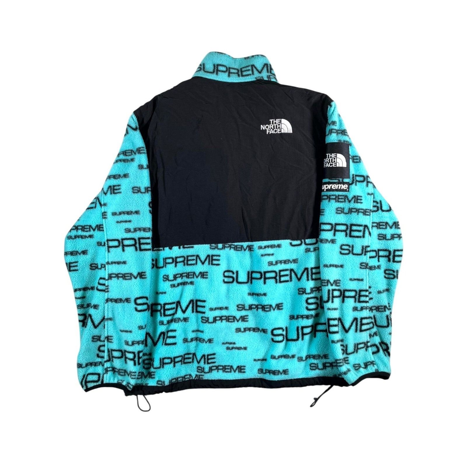 Supreme Supreme "TNF Steep Tech Sherpa Fleece" Blue & Black Jacket Size US XL / EU 56 / 4 - 2 Thumbnail