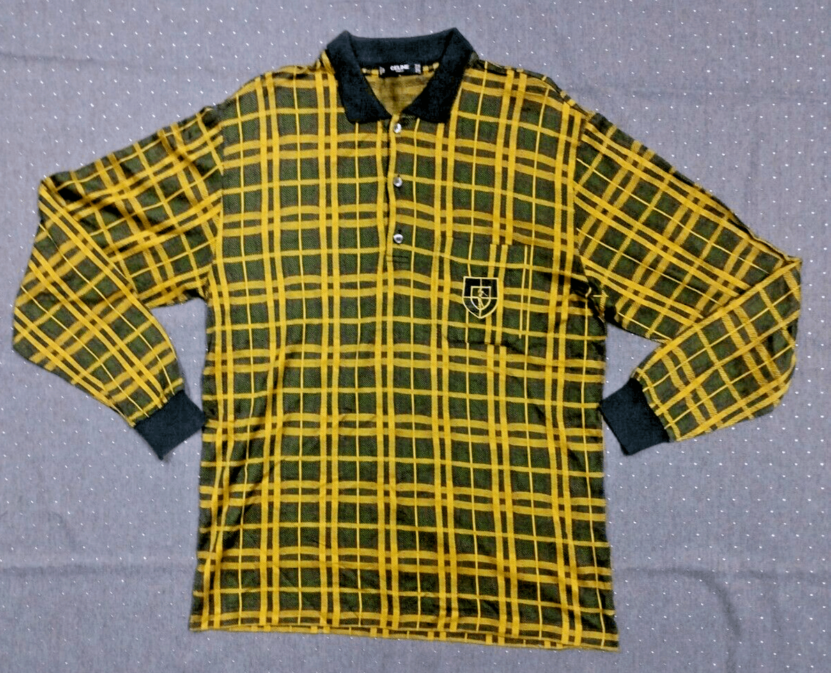 Celine × Vintage CELINE PARIS MARQUE DEPOSEE GOLF ITALY POLO