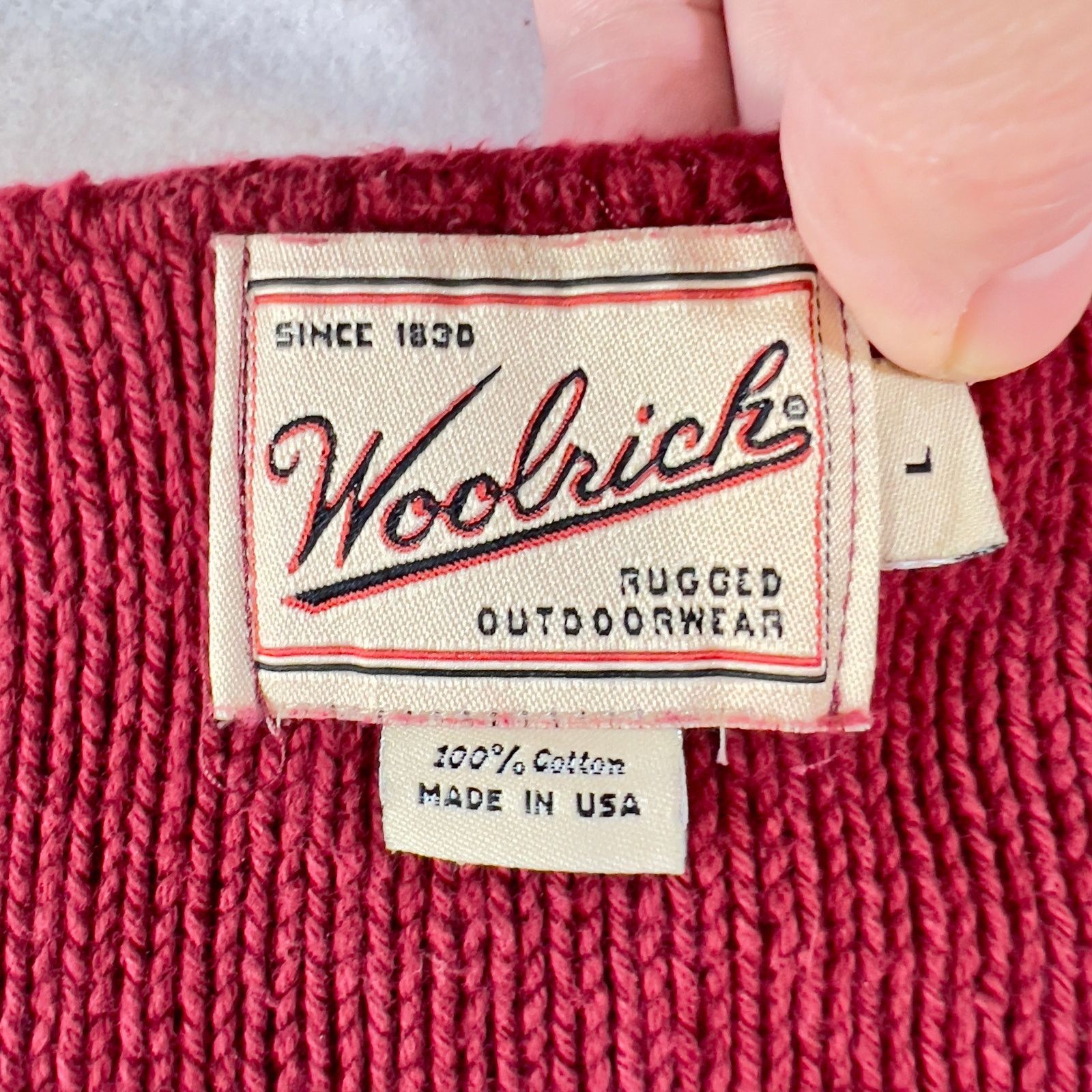 Woolrich Woolen Mills Woolrich Sweater Womans L Vintage Made USA V-Neck 100% Knit Size L / US 10 / IT 46 - 2 Thumbnail