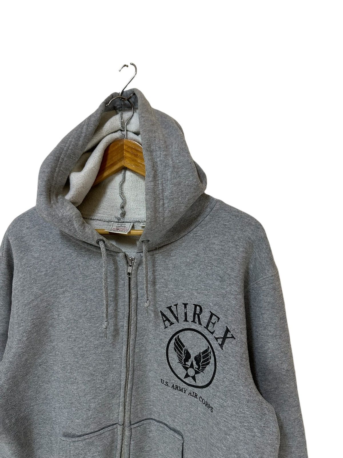 Avirex × Vintage Vintage Avirex Hoodie Jacket Full Zipper Size US XL / EU 56 / 4 - 2 Thumbnail