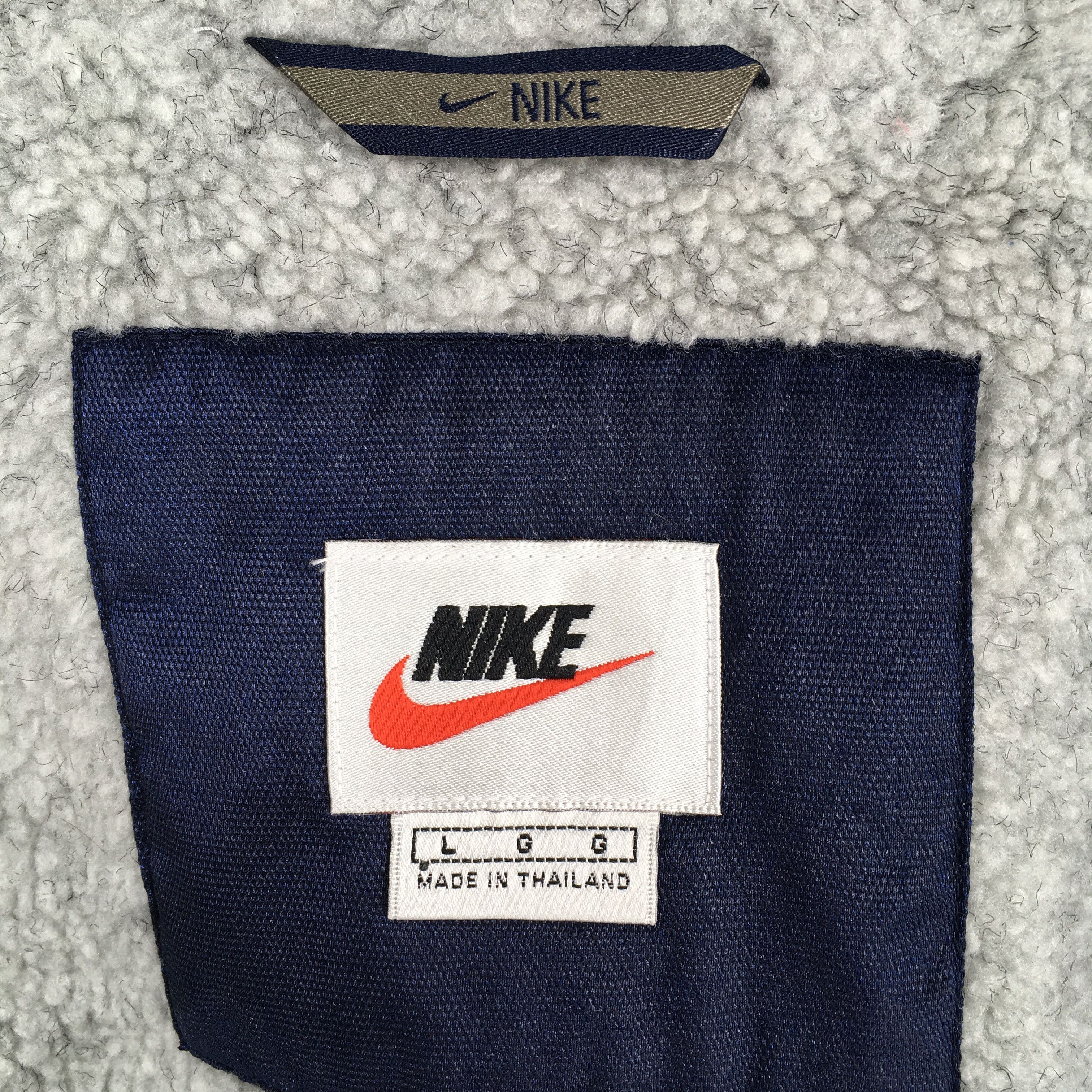 Nike Vintage 90's Nike Swoosh Blue Jacket Large Size US L / EU 52-54 / 3 - 6 Thumbnail