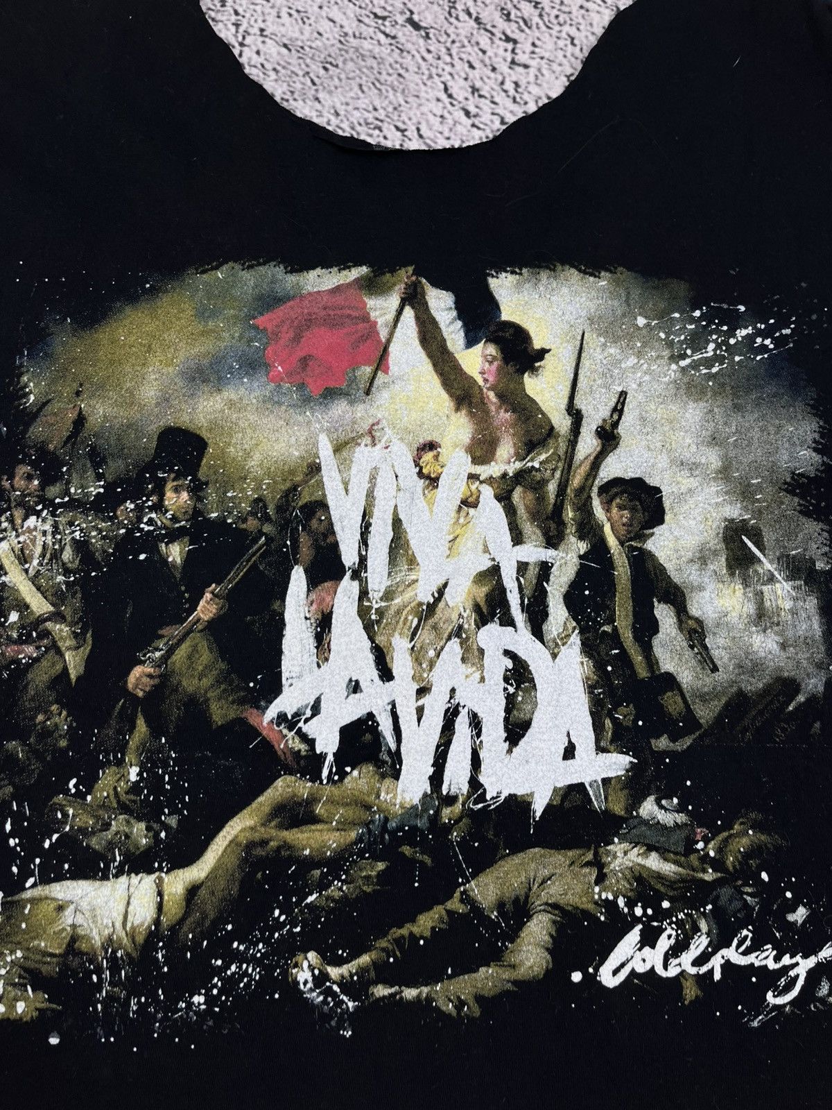 Band Tees Vintage Coldplay Viva La Vida Tour Cut Off Logo Tee Size US M / EU 48-50 / 2 - 2 Thumbnail