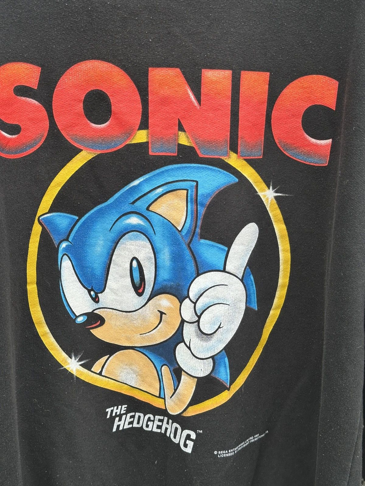 Vintage Very Rare Vintage SEGA Sonic the Hedgehog 1991 XL Size US XL / EU 56 / 4 - 3 Thumbnail