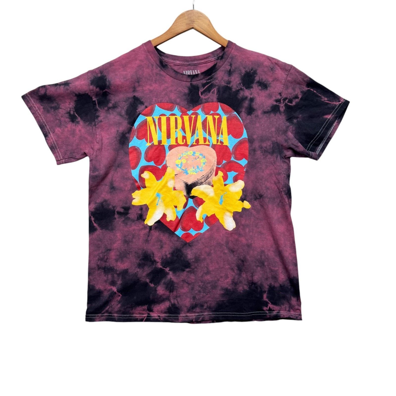 Nirvana Nirvana Mens Grunge 90s Heart Shaped Box Kurt T-Shirt Acid L Size US L / EU 52-54 / 3 - 1 Thumbnail