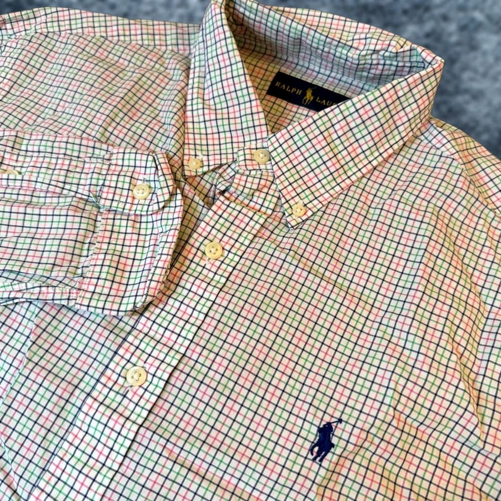 Ralph Lauren Ralph Lauren Button-Down Shirt Mens L Multicolor Tattersall Check 100% Cotton Embroidered Logo Classic Fit Size US L / EU 52-54 / 3 - 1 Thumbnail