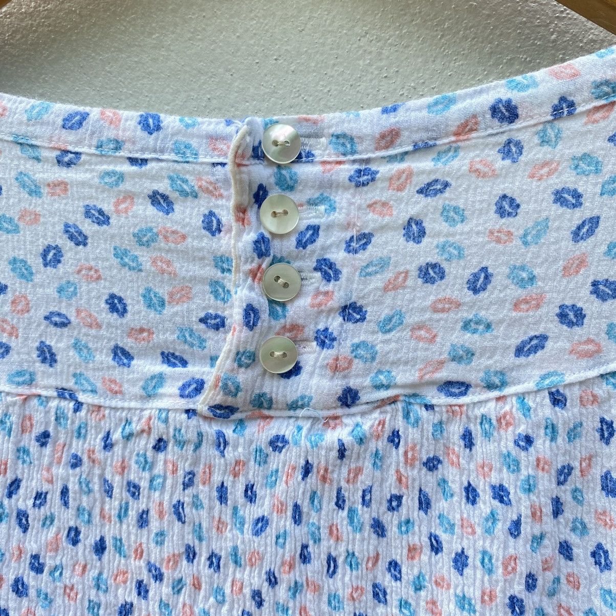 Tsumori Chisato TSUMORI CHISATO Pastel Petals Tie-Hem Blouse Size XS / US 0-2 / IT 36-38 - 7 Thumbnail